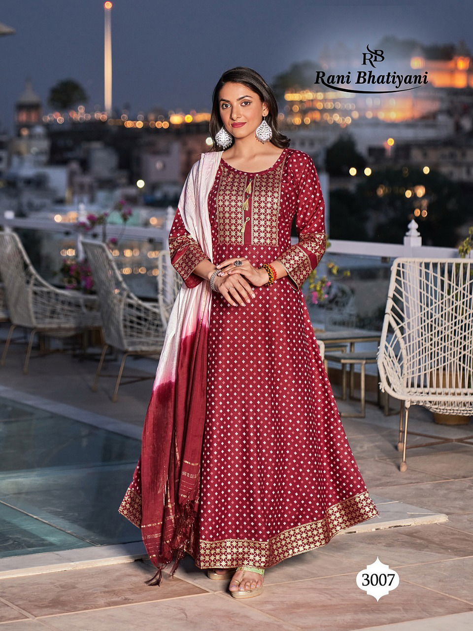 Rani Bhatiyani Ankita 3 New Exclusive Wear Rayon Printed Kurti With Dupatta Collection
